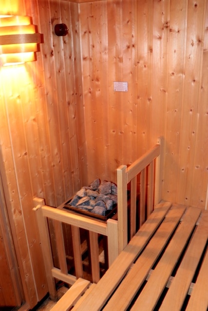 Sauna mit Aufguss